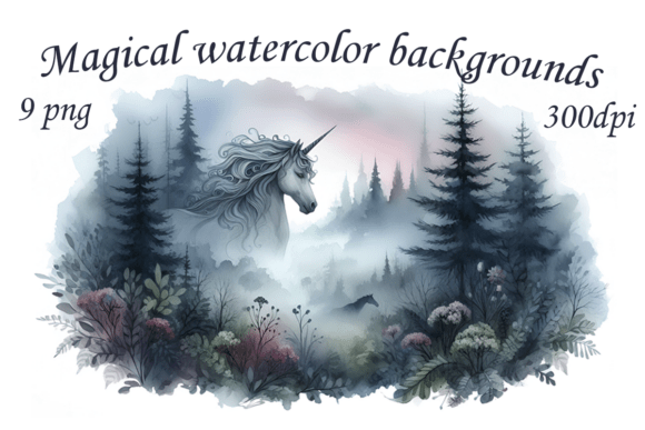 Magic Mist Watercolor Backgrounds: A Creative Essential for Designers and Makers
