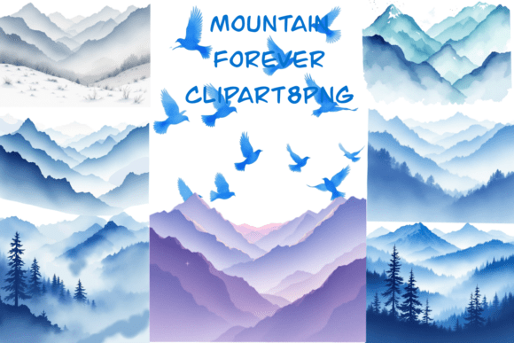 Mountain Forever Clipart – Creative Design Made Easy
