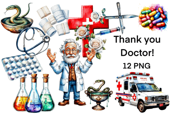 Thank You Doctor Clipart: A Versatile Design Asset for Creative and Professional Workflows