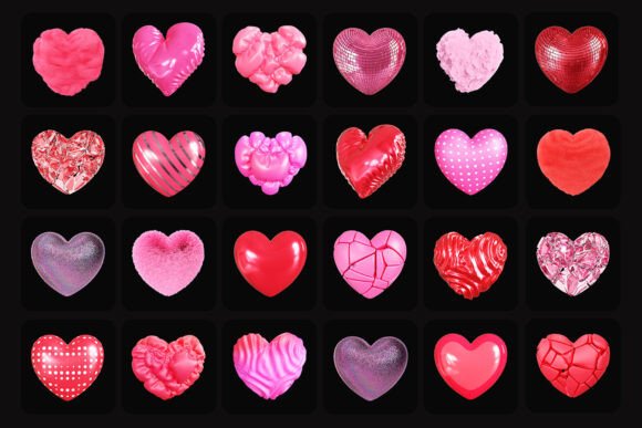 Valentine s Day 3D Hearts Clipart PNG: A Creative Designer’s Guide to Practical Use
