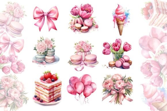Watercolor Pink Cute Clipart, PNG: A Practical Guide for Designers and Creators